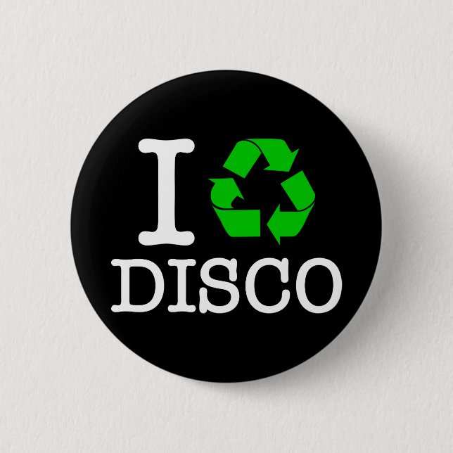 I Återvinna Disco Knapp (Framsida)