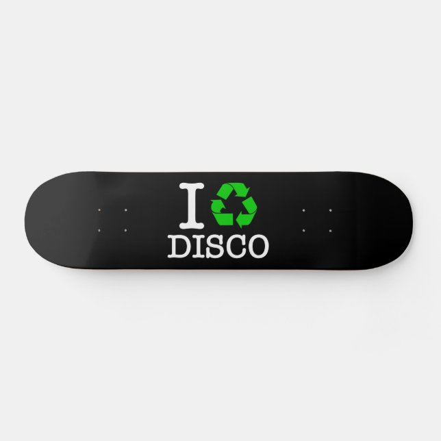 I Återvinna Disco Old School Skateboard Bräda 21,6 Cm (Horz)