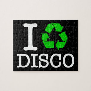 I Återvinna Disco Pussel