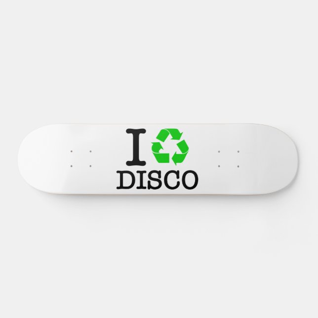 I Återvinna Disco Skateboard Bräda 20 Cm (Horz)