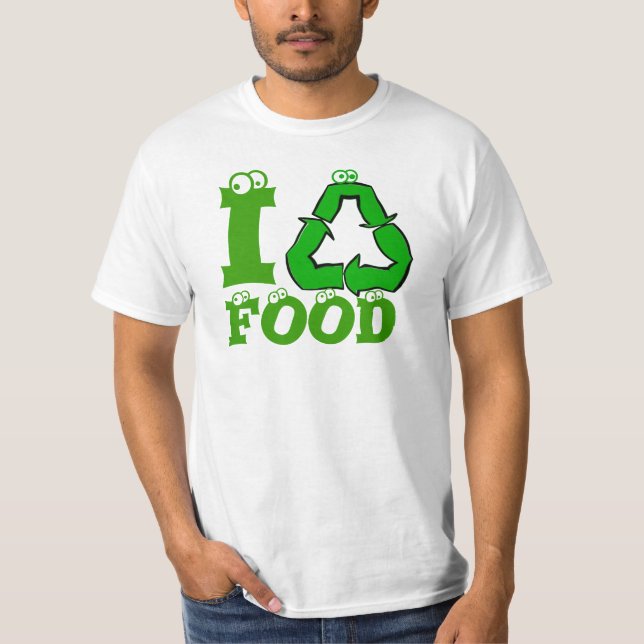 I Återvinna Food Tee Shirt (Framsida)