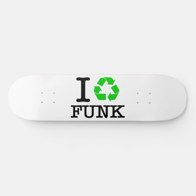 I Återvinna Funk Old School Skateboard Bräda 18 Cm (Horz)