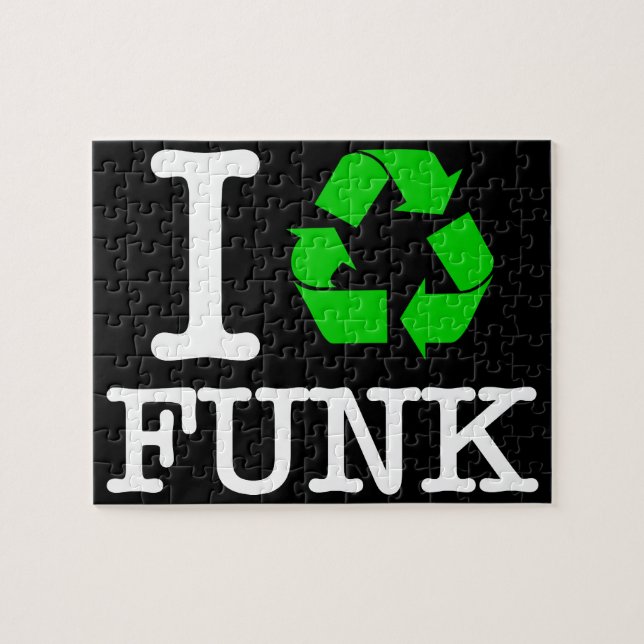I Återvinna Funk Pussel (Horisontell)