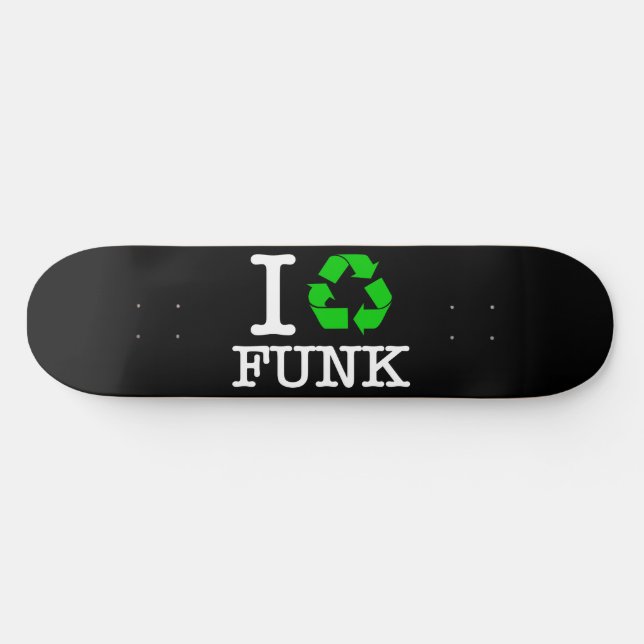 I Återvinna Funk Skateboard Bräda 19,5 Cm (Horz)