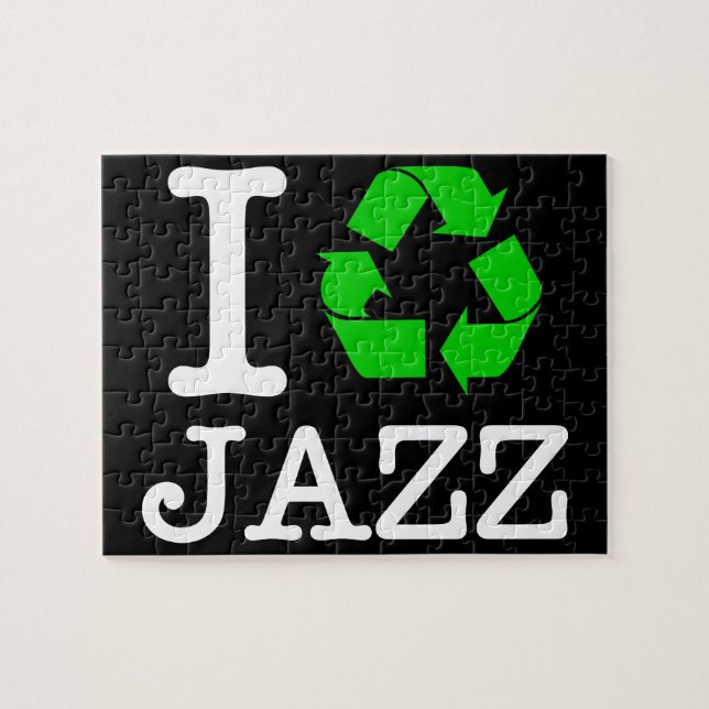 I Återvinna Jazz Pussel (Horisontell)
