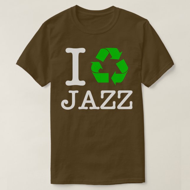 I Återvinna Jazz T Shirt (Design framsida)