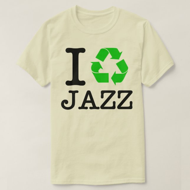 I Återvinna Jazz T-shirt (Design framsida)