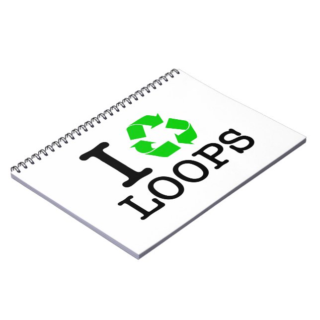 I Återvinna Loops Anteckningsbok (Vänstra Sidan)