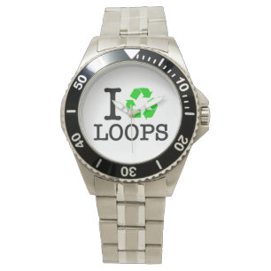 I Återvinna Loops Armbandsur