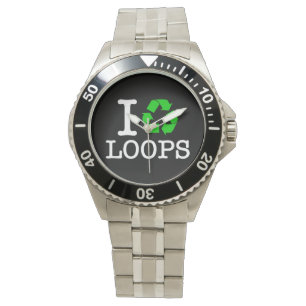 I Återvinna Loops Armbandsur