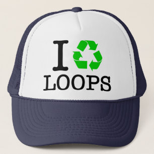 I Återvinna Loops Truckerkeps