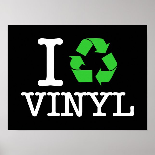 I Återvinna Vinyl Poster (Framsidan)
