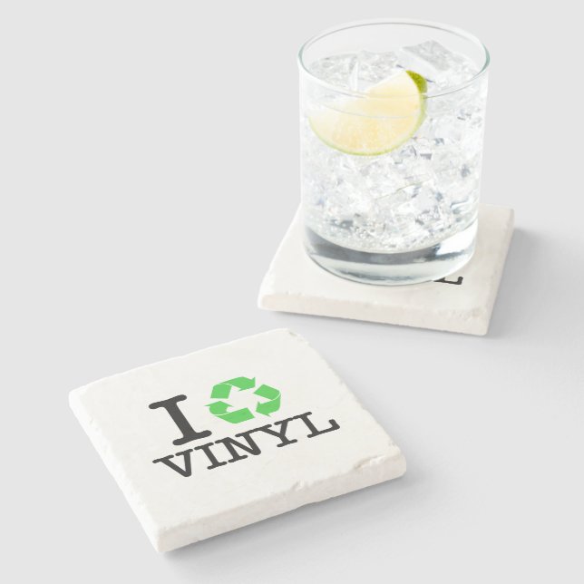 I Återvinna Vinyl Stenunderlägg (Sidan)