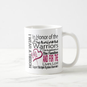I åtskillig Myeloma för hederCollageTribute Kaffemugg