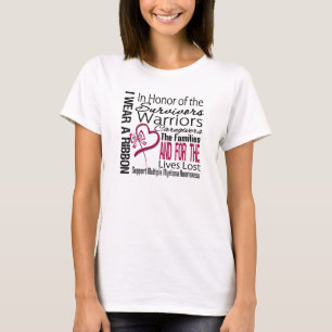 I åtskillig Myeloma för hederCollageTribute T Shirt