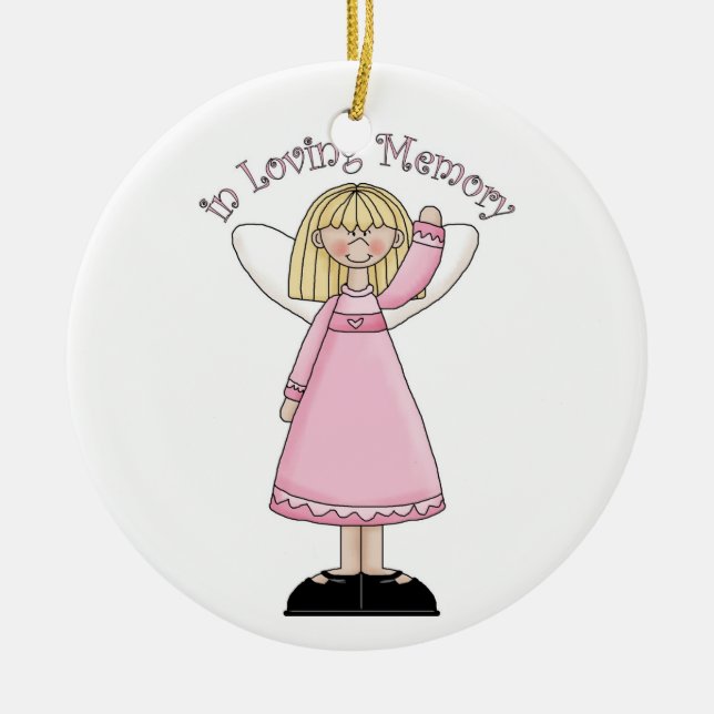 I att älska minne julgransprydnad keramik (Framsidan)