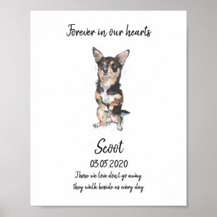 I att älska minneschihuahua memorial pet skriver h poster