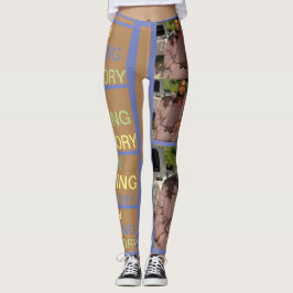 I ATT ÄLSKA MINNESDAMASKER LEGGINGS