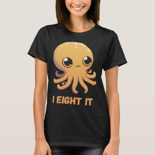 I Åtta det oktopus bläckfisk, koralltentakler Cala T Shirt