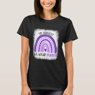 I augusti Bära Lila överdosering Medvetandeskap om T Shirt