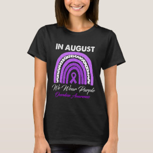 I augusti Bära Lila överdosering Medvetandeskap om T Shirt