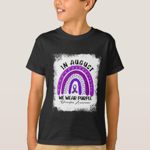 I augusti Bära Lila överdosering Medvetenhet om öv T Shirt