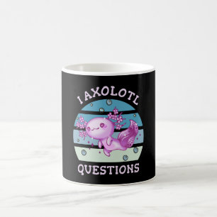 I axolotfrågor kaffemugg