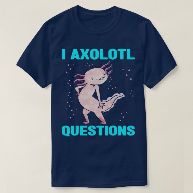 I Axolotl Frågar Salamander Kids Costume T Shirt (Design framsida)