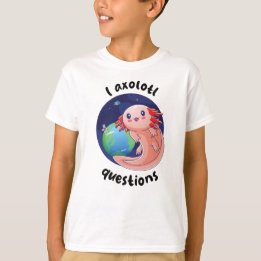 I Axolotl-frågor - grädde (på lätt färg) T Shirt