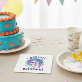 I Axolotl-frågorna, Cute Kawaii-Rosan Amphibian Pappersservett