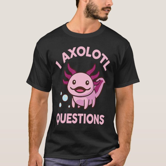 I Axolotl Questions Kids Pastel Goth Cute Teen Gir T Shirt (Framsida)
