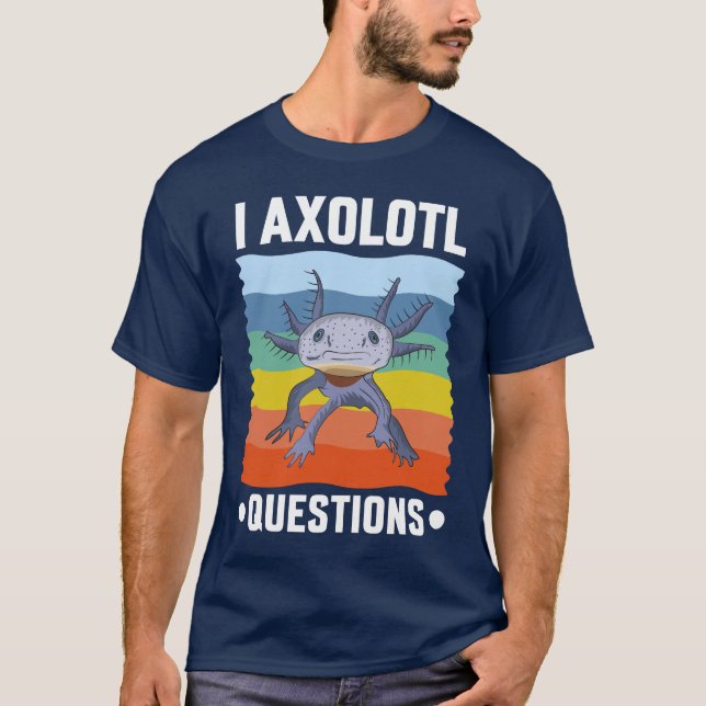 I AXOLOTLFRÅGOR T SHIRT (Framsida)