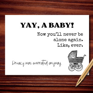I Baby får aldrig Ensamen igen Kort