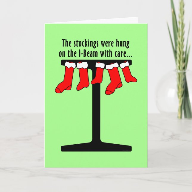 I-Balk julstrumpor Kort (Framsida)