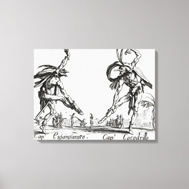 I Balli de Spessanei eller Le Grande Chasse Canvastryck (Framsida)