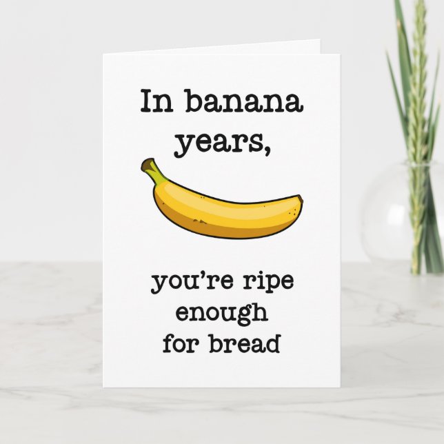 I Banana Years är du mogen nog.. Kort (Framsida)