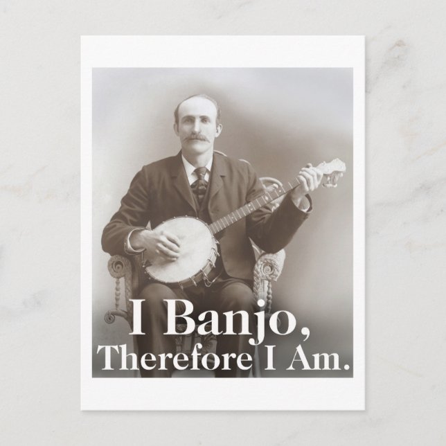 I Banjo Postcard Vykort (Framsida)