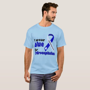 I bära blå för Hydrocephalus T Shirt
