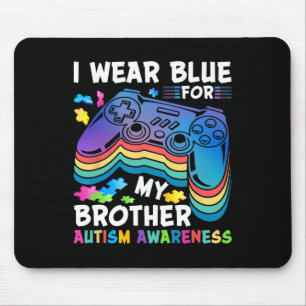 I Bära-blått för min bror Autism Awareness Boys V Musmatta