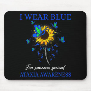 I Bära Blue for Ataxi Awareness Solros T-Shirt Musmatta