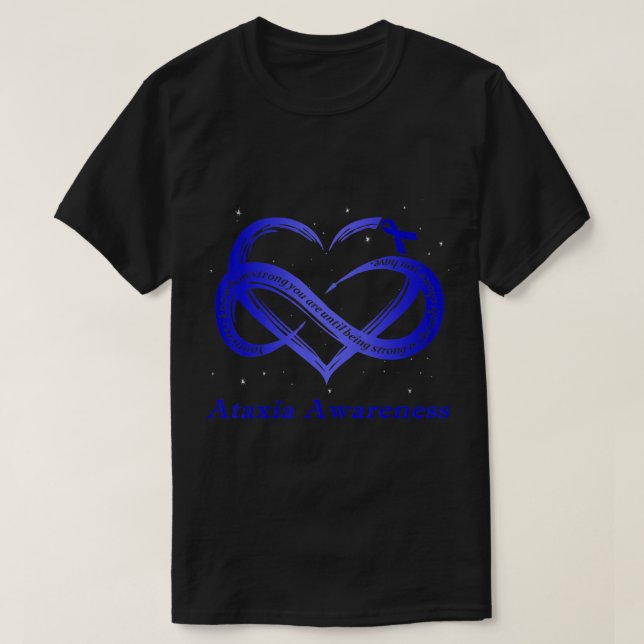 I Bära Blue for Ataxi Awareness Warrior T-Shirt11 T Shirt (Design framsida)
