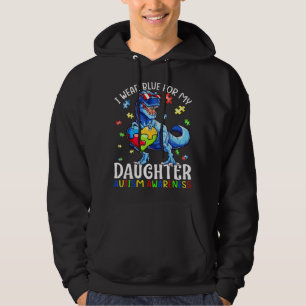 I Bära Blue for Autism Awareness, Autism Awareness Hoodie