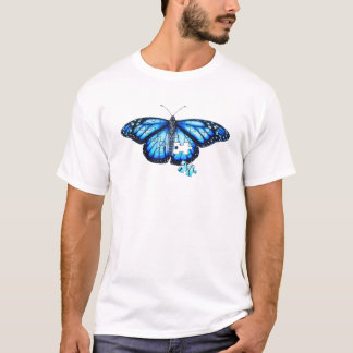 I Bära Blue for Autism Awareness Blue Puzzle Butte T Shirt