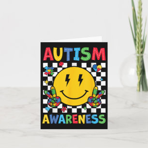 I Bära Blue for Autism Awareness Month Manar Women Kort