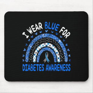 I Bära Blue for Diabetes Awareness Rainbow Manar W Musmatta