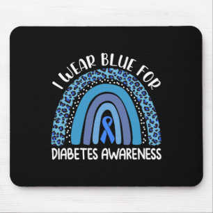 I Bära Blue for Diabetes Awareness Support Rainbow Musmatta