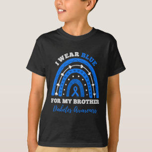 I Bära Blue för min bror T1d typ 1-diabetes Awa T Shirt