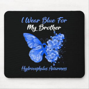 I Bära Blue för min Brother Hydrocephalus-medveten Musmatta