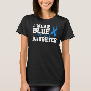 I Bära Blue för min dotter Autism Awareness Boys T Shirt