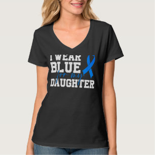 I Bära Blue för min dotter Autism Awareness Boys T Shirt